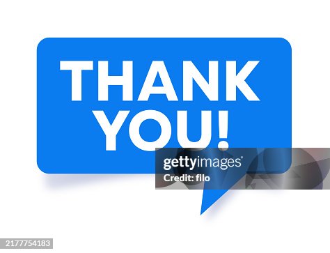 Thank You Speech Bubble Design Element Thank You Speech Bubble Design Element
