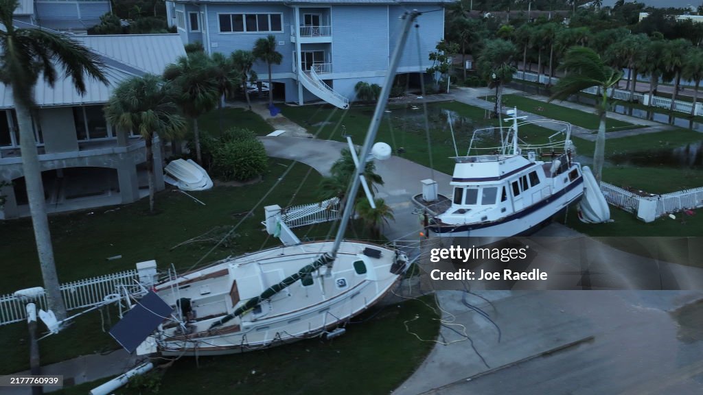 Hurricane Milton Barrels Into Florida