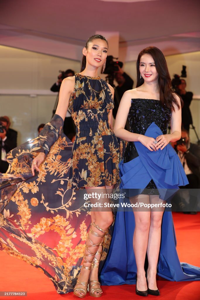 Tao Okamoto And Qi Wei Attend 2017 Venice Film Festival