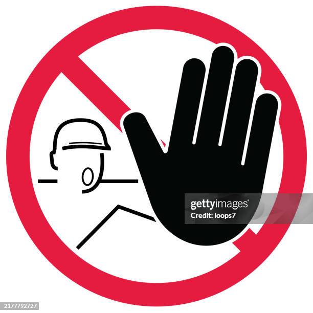 Abstract No Entry Signs 47 Traffic Sign No Entry High Res Illustrations - Getty Images
