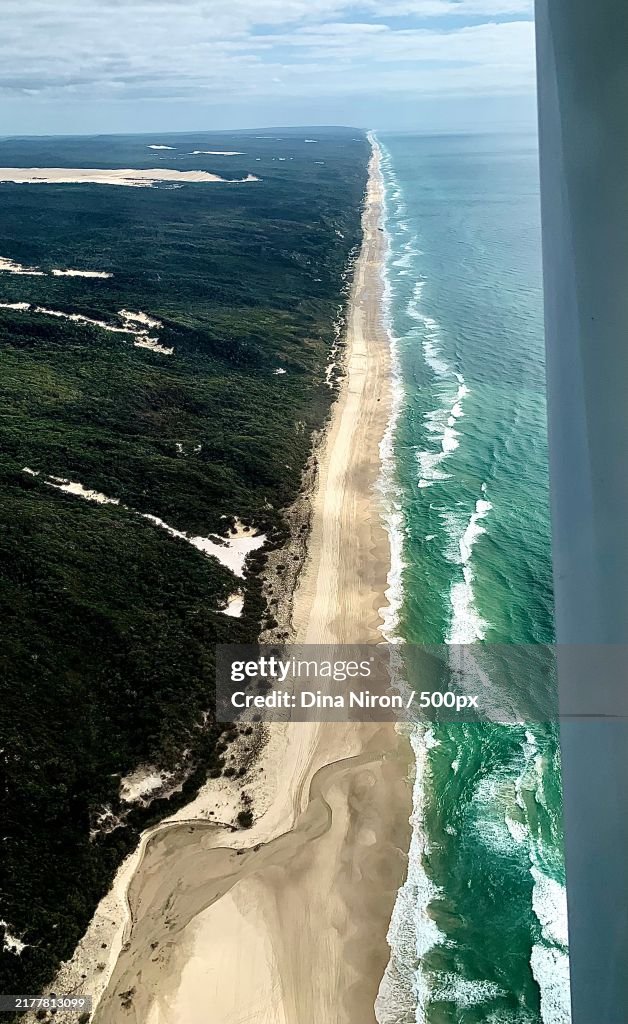 High angle view of beach,Queensland,Australia