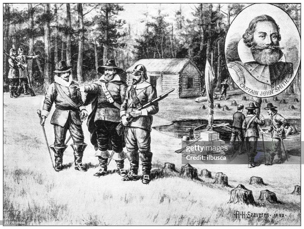 History and landmarks of USA: Establishing the Virginia Colony, 1607