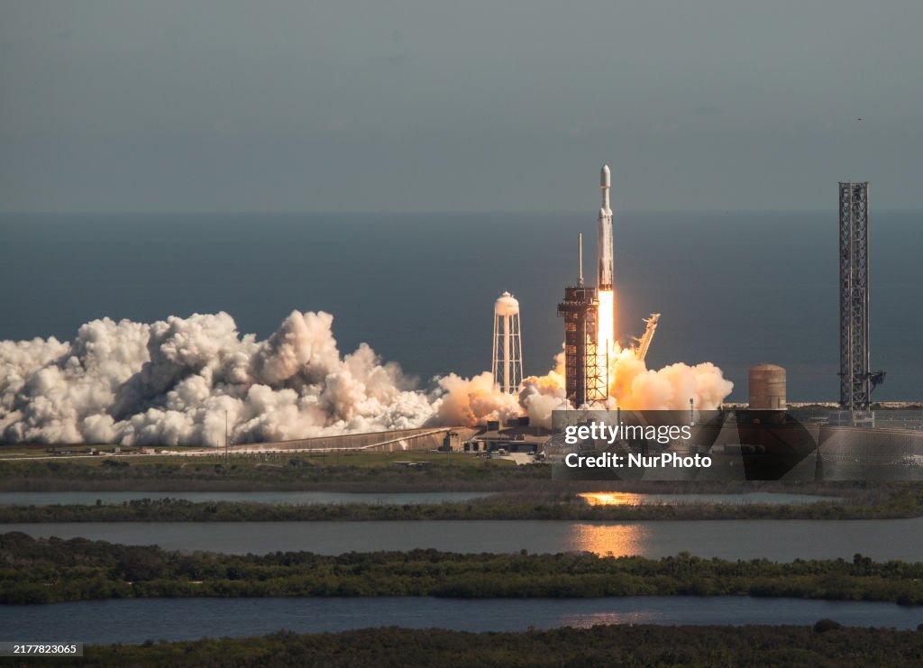 Launch Of The NASA Probe Europa Clipper To Jupiter