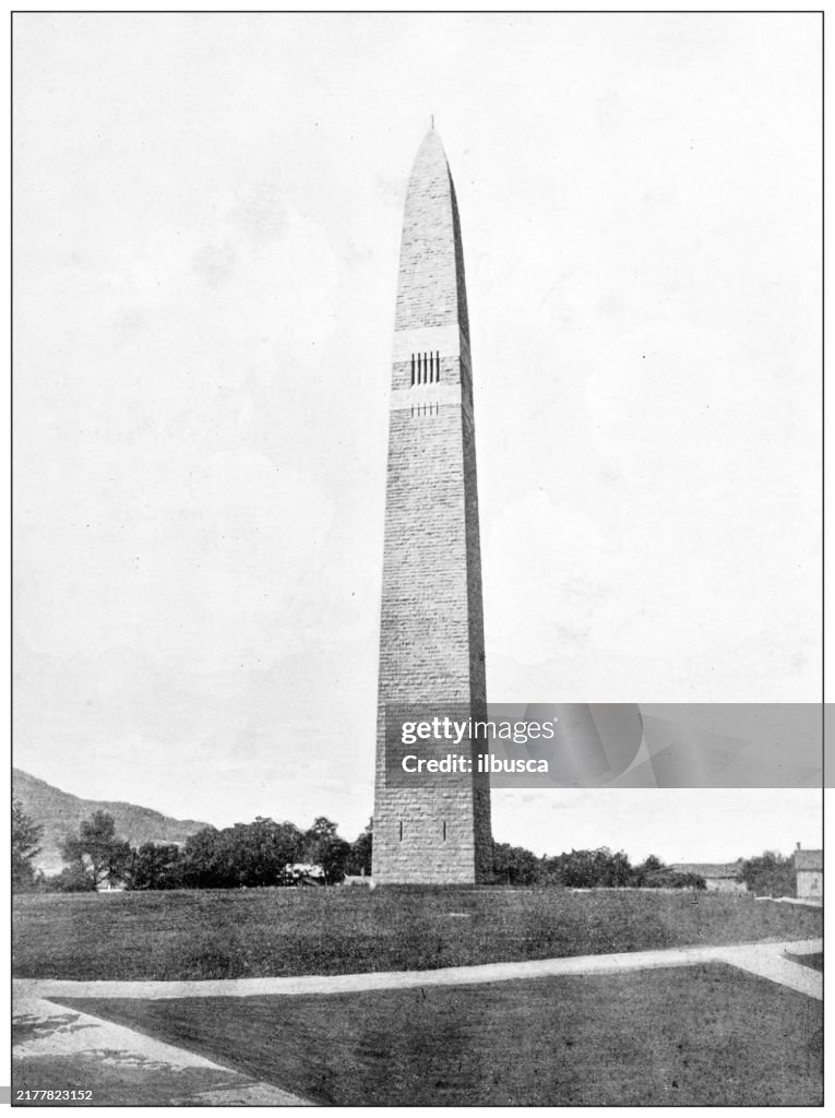 History and landmarks of USA: Bennington Monument, Bennington, Vermont