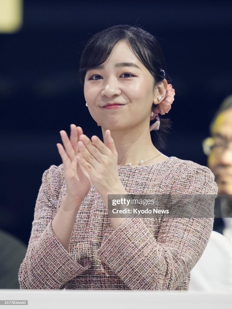 Kako Rajar Japanese Princess Kako attends the closing ceremony of the National ...