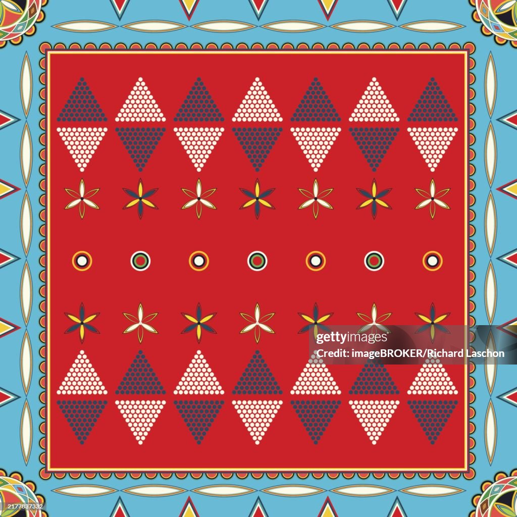Najran Pattern Najdi Style Vector Seamless Pattern High-Res Vector Graphic - Getty Images