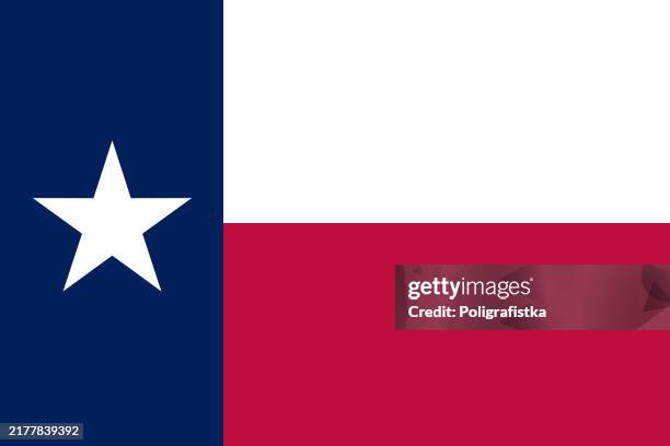 texas state flag, vector - texas flag stock illustrations