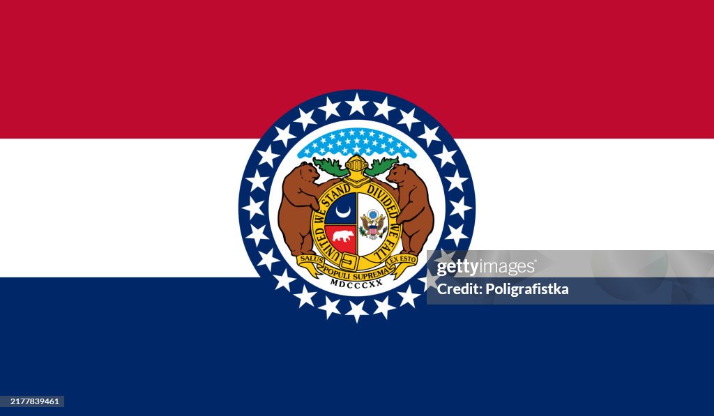Missouri State Flag, vector