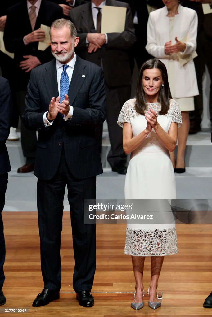 Spanish Royals Attend "National Culture Awards 2022 And 2023"