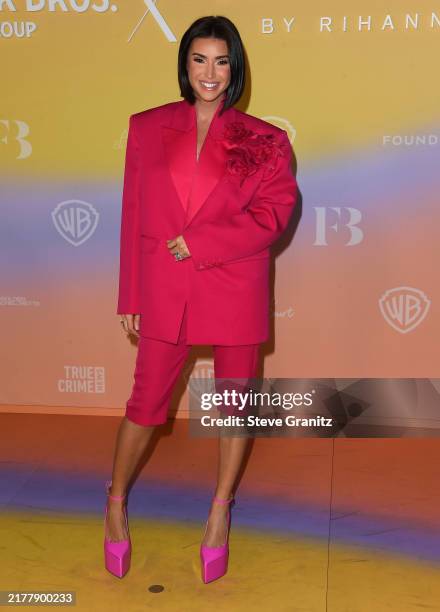 Bronwyn Newport arrives at the Warner Bros. Television Group's Fall TV Season Celebration at Nya Studios on October 10, 2024 in Los Angeles,...