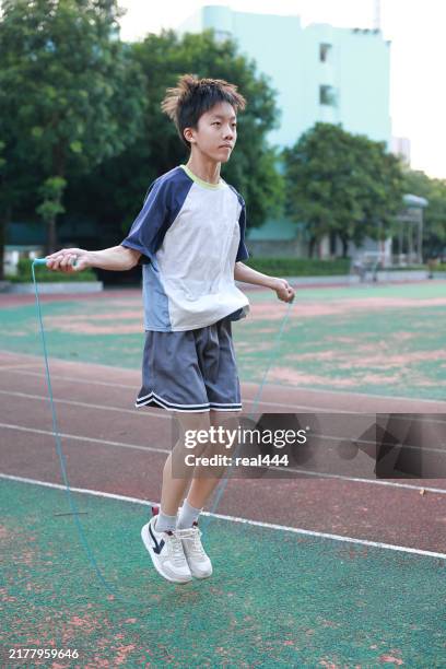 Boy Using A Rope 251 Jumping Rope Playground Stock Photos, High-Res Pictures, and Images ...