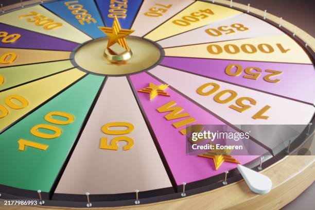 wheel of fortune - jackpot stock pictures, royalty-free photos & images