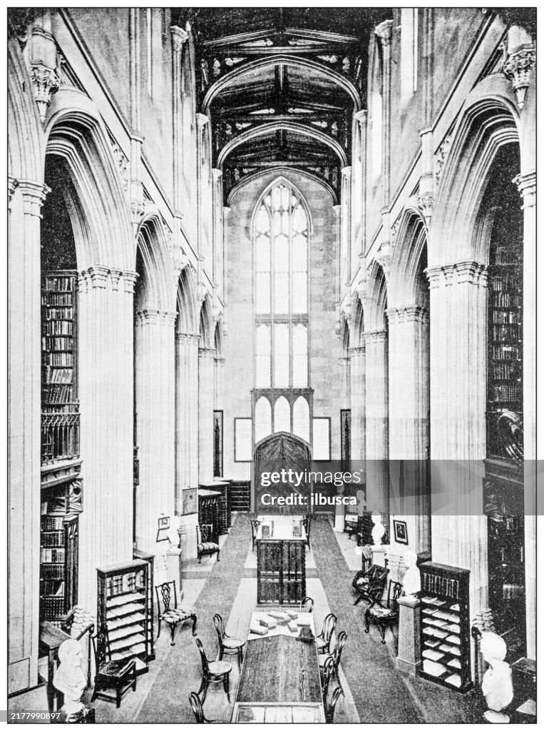 History and landmarks of USA: Yale college library, New Haven, Connecticut