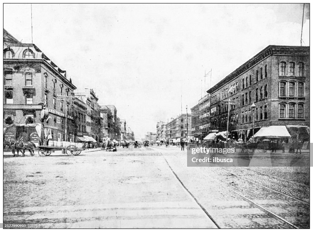 History and landmarks of USA: Woodward Avenue, Detroit