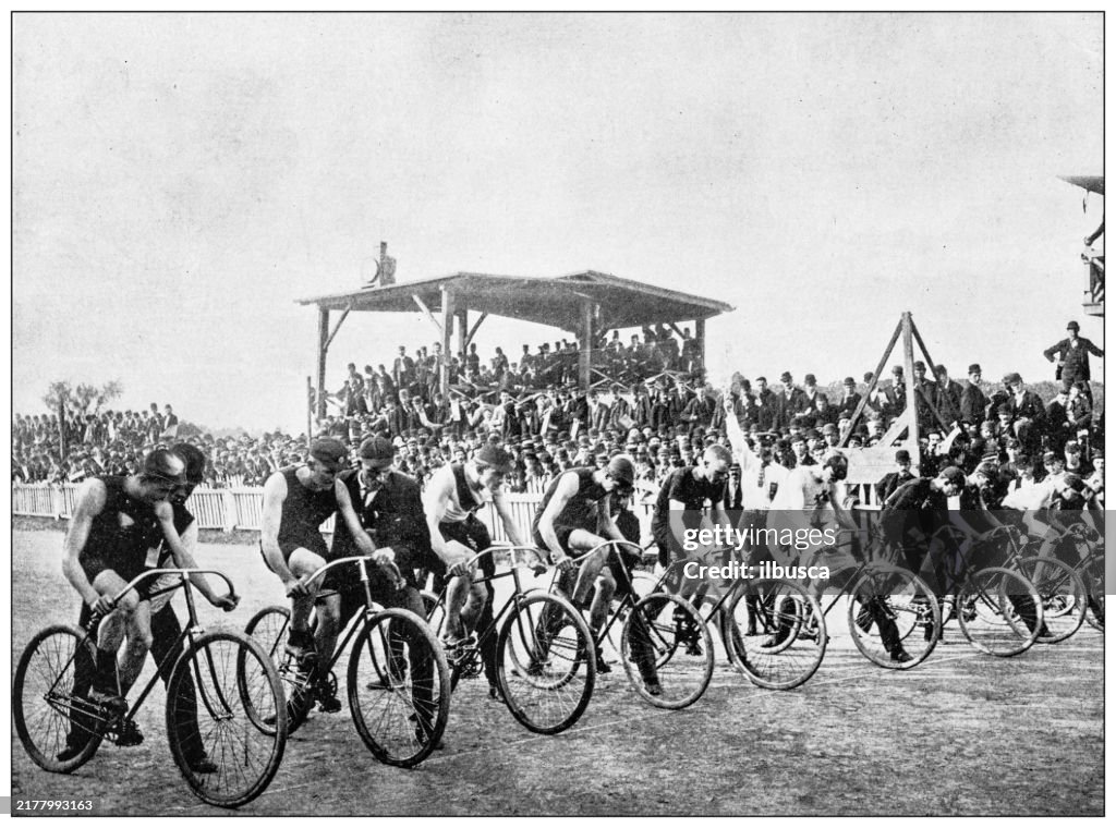 Famous Cycling Races History And Landmarks Of Usa Bicycle Race High-Res Vector Graphic ...