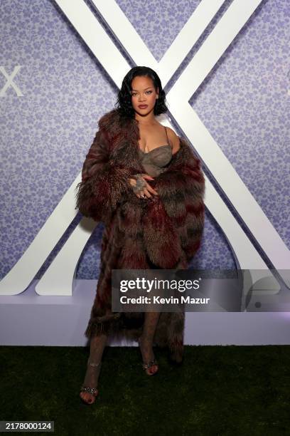 Rihanna attends the Savage X Fenty Celebration of Lavish Lace Debut at Nordstrom Century City on October 10, 2024 in Los Angeles, California.