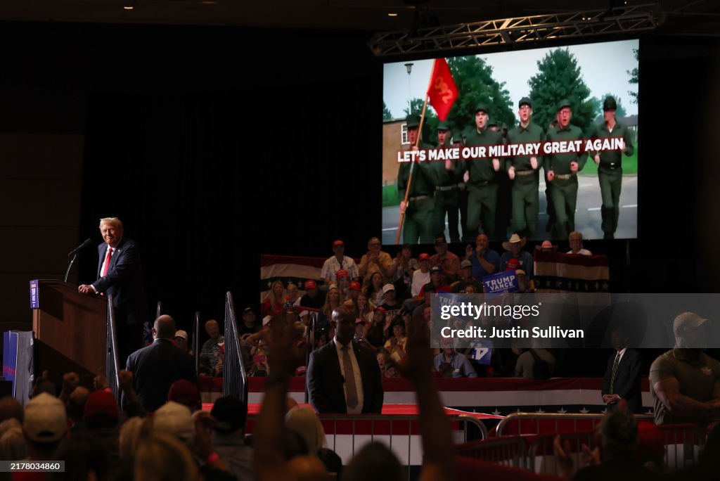 Trunp Reno Rally Republican presidential nominee, former U.S. President Donald Trump ...