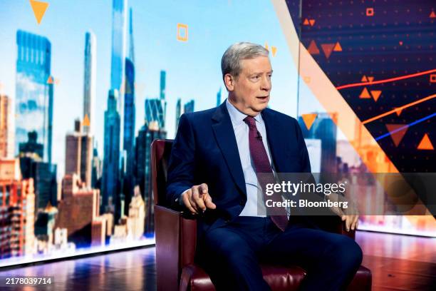 Stan Druckenmiller, chairman and chief executive officer and founder of Duquesne Family Office LLC, during a Bloomberg Television interview in New...