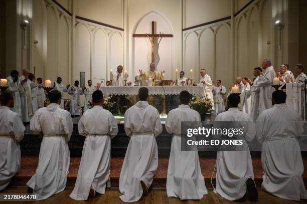 Archbishop of Toulouse Guy de Kerimel leads a Mass and consecration of the city 'in order to protect the city of Toulouse and the diocese from dark...