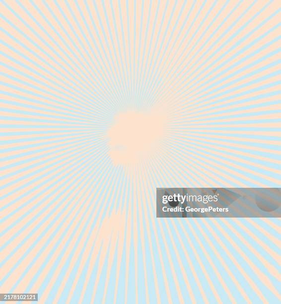 cloudscape background with sunbeams - cloud background stock illustrations