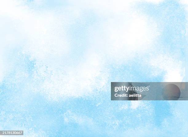 abstrakter aquarellhintergrund. winter. - winterlandschaft stock-grafiken, -clipart, -cartoons und -symbole