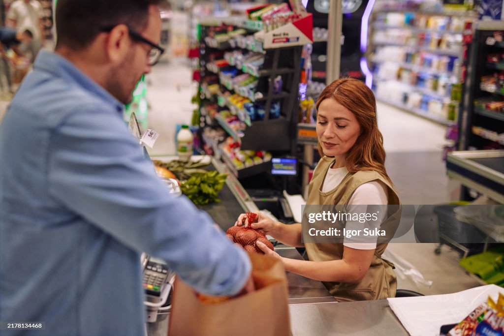 Friendly Customer and Cashier Interaction in a Supermarket Checkout