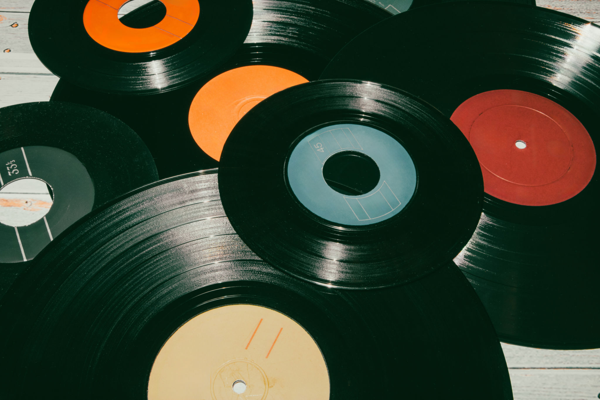 vinyl records