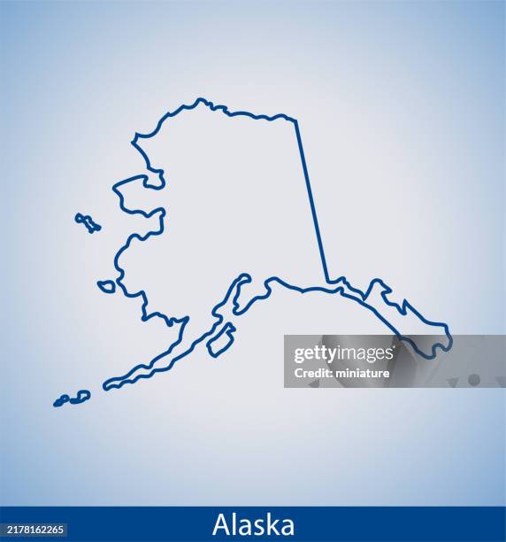 Alaska Map High-Res Vector Graphic - Getty Images