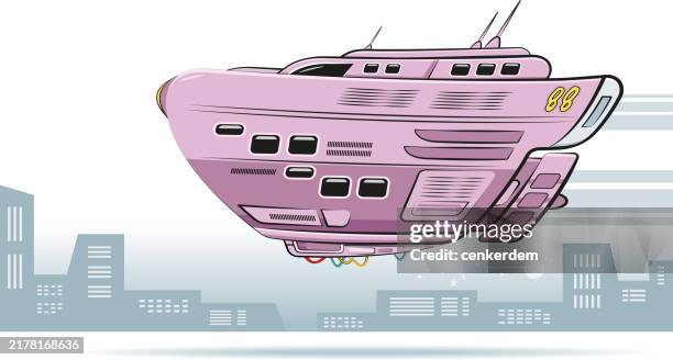 spaceship zz - ship engine stock illustrations