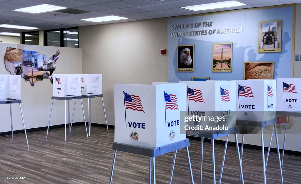 Voters submit vote-by-mail ballots in Orlando, Florida