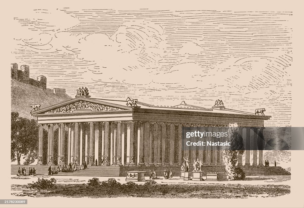 The Temple of Artemis (Artemision) was located near the ancient city of Ephesus