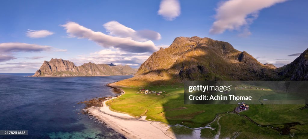 Uttakleiv Beach, Lofoten Islands, Norway, europe