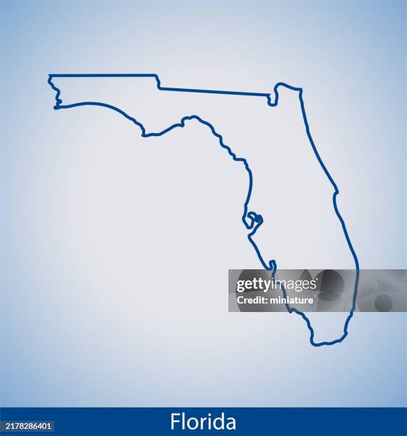 Florida Mini Map 860 Florida Map Background High Res Illustrations - Getty Images