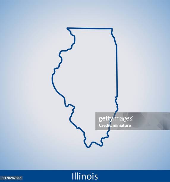 Illinois Map High-Res Vector Graphic - Getty Images