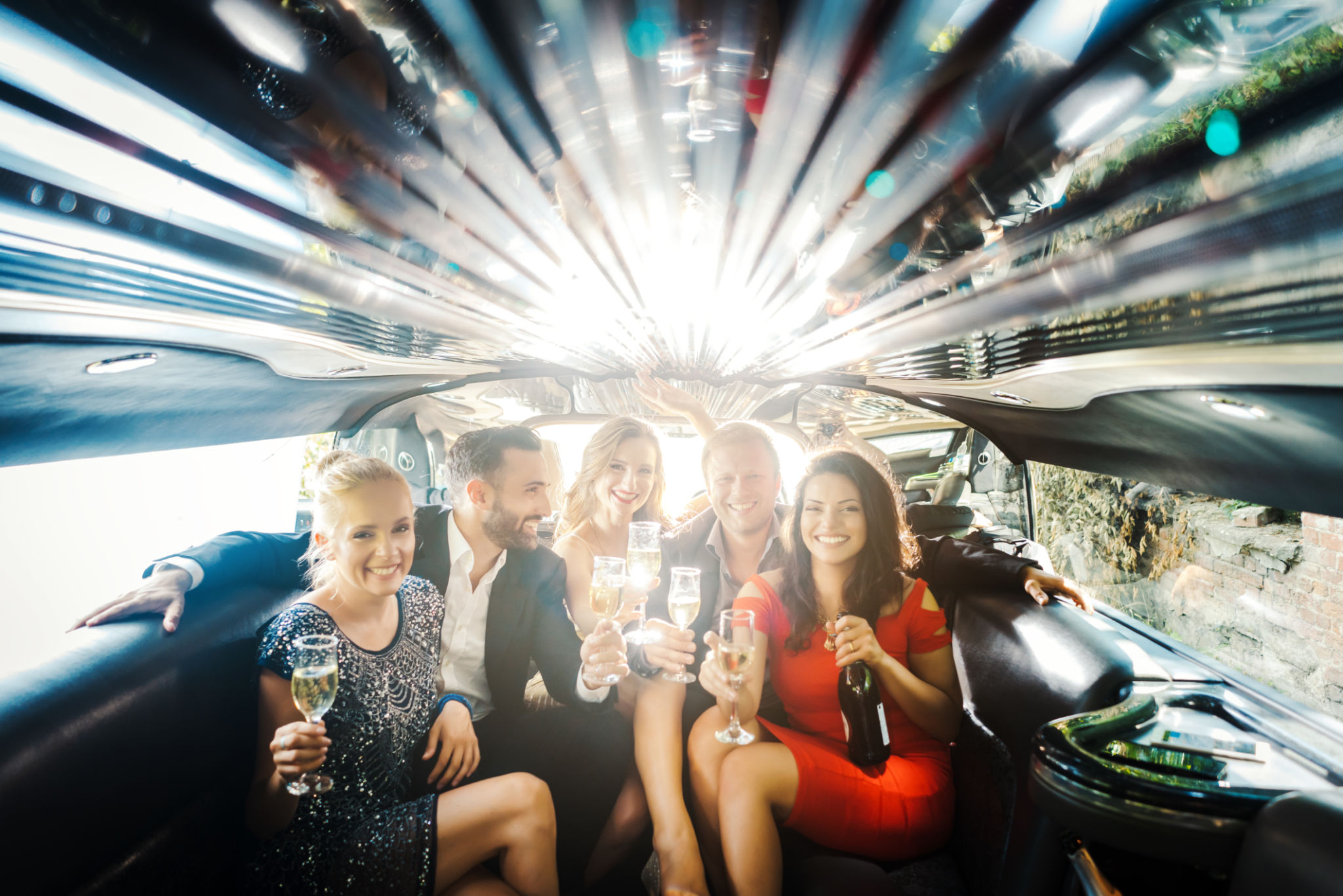 luxury limo interior