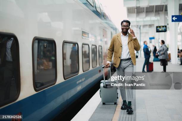 business, travel and work phone call - modern ski lodge stock pictures, royalty-free photos & images