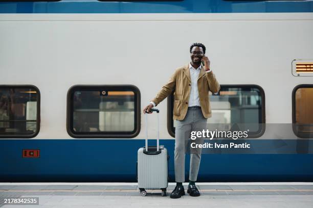 business, travel and work phone call - modern ski lodge stock pictures, royalty-free photos & images