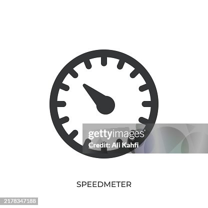 Speedmeter glyph solid icon. Solid icon that can be applied anywhere, simple, pixel perfect and modern style Speedmeter glyph solid icon. Solid icon that can be applied anywhere, simple, pixel perfect and modern style