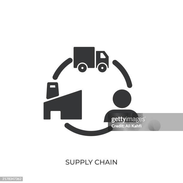 supply chain glyph solid icon. solid icon that can be applied anywhere, simple, pixel perfect and modern style - data retention stock illustrations