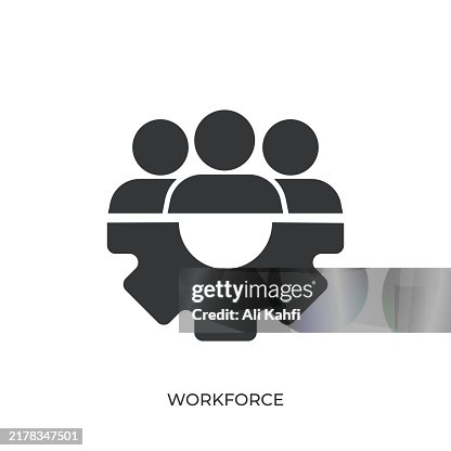 Workforce glyph solid icon. Solid icon that can be applied anywhere, simple, pixel perfect and modern style Workforce glyph solid icon. Solid icon that can be applied anywhere, simple, pixel perfect and modern style