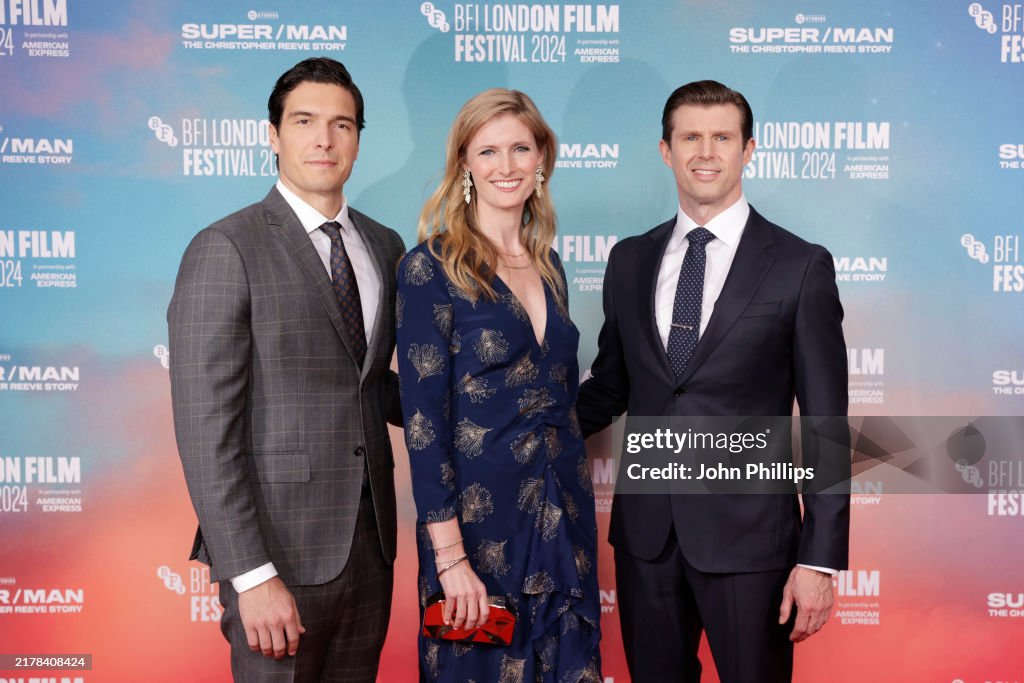 Joshua Reeve Actor Will Reeve, Alexandra Reeve and Matthew Reeve attend the UK Premiere ...
