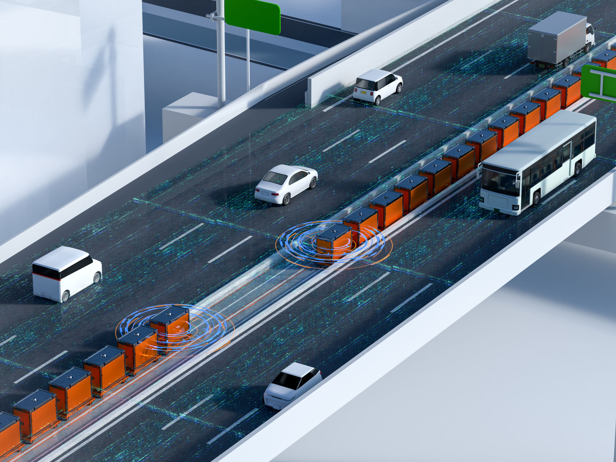 self-driving truck