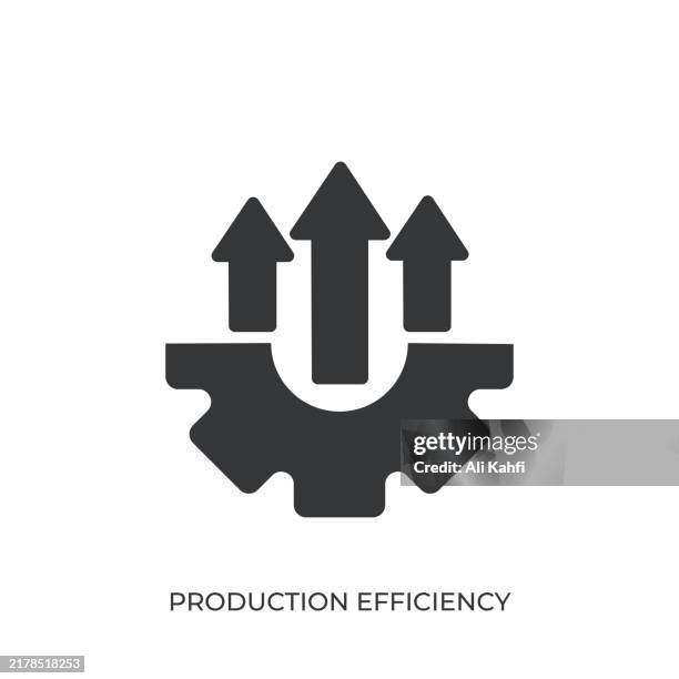 production efficiency glyph solid icon. solid icon that can be applied anywhere, simple, pixel perfect and modern style - data retention stock illustrations