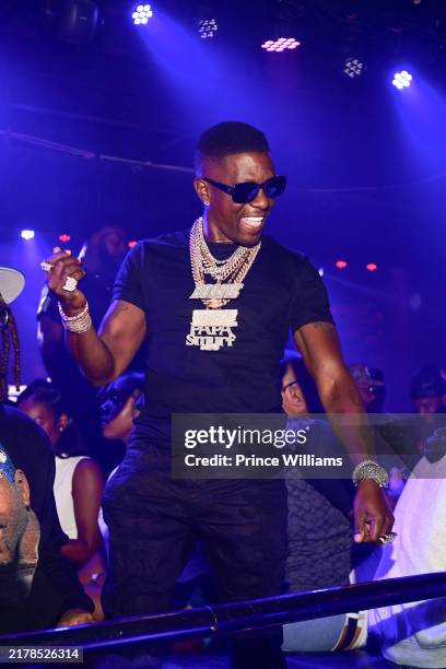 England Rapper Opium Rapper Lil Boosie attends Opium Saturdays at Opium on September 28 ...