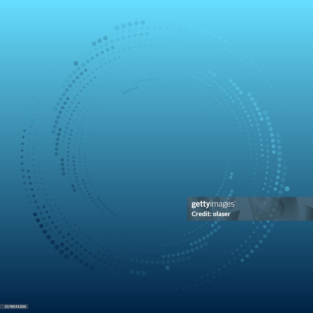 Gradient Circular Pattern A Smooth Gradient Design Featuring Circular Patterns In Shades Of Blue ...