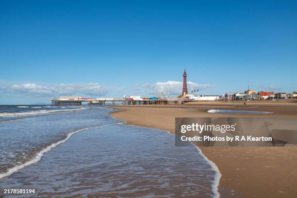 blackpool, lancashire, england - blackpool stock pictures, royalty-free photos & images