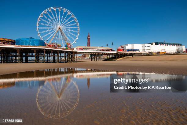 blackpool, lancashire, england - blackpool stock pictures, royalty-free photos & images