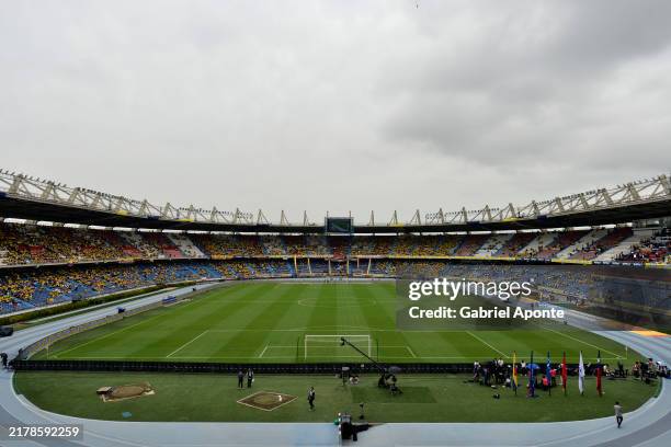 General view of the stadium prior to the FIFA World Cup 2026 South American Qualifier match between Colombia and Chile at Roberto Melendez...