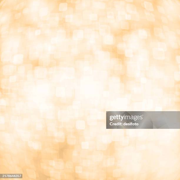 ilustrações de stock, clip art, desenhos animados e ícones de a square creative glittery soft bright beige, fawn nude colored christmas, new year or diwali bokeh lights empty blank sparkling smudged xmas festive vector backgrounds with overlapping sparkles or twinkling light beam backdrop - fundo-bege