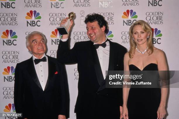 American film executive Jack Valenti, Motion Picture Association of America President, French film producer Jean-Paul De Vidas. And American actress...